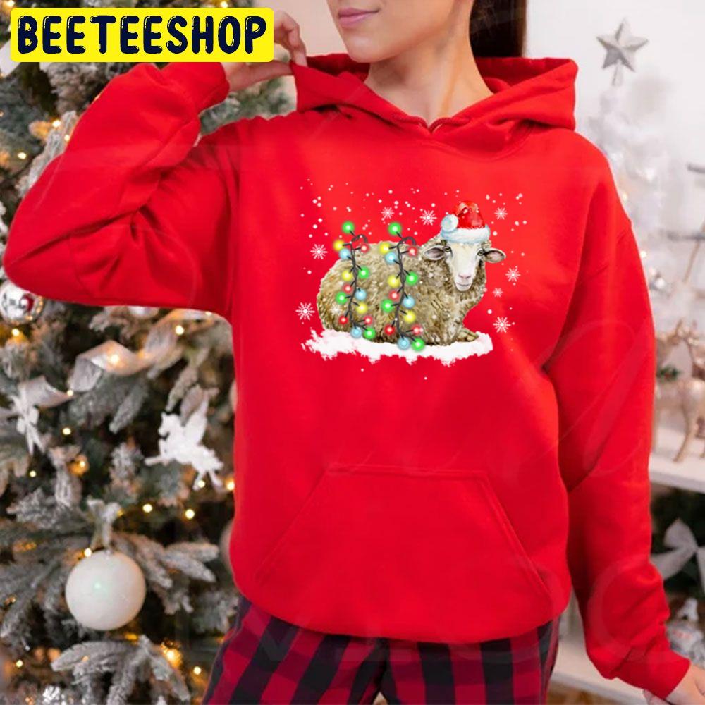 Sheep Christmas Mashup Trending Unisex Hoodie