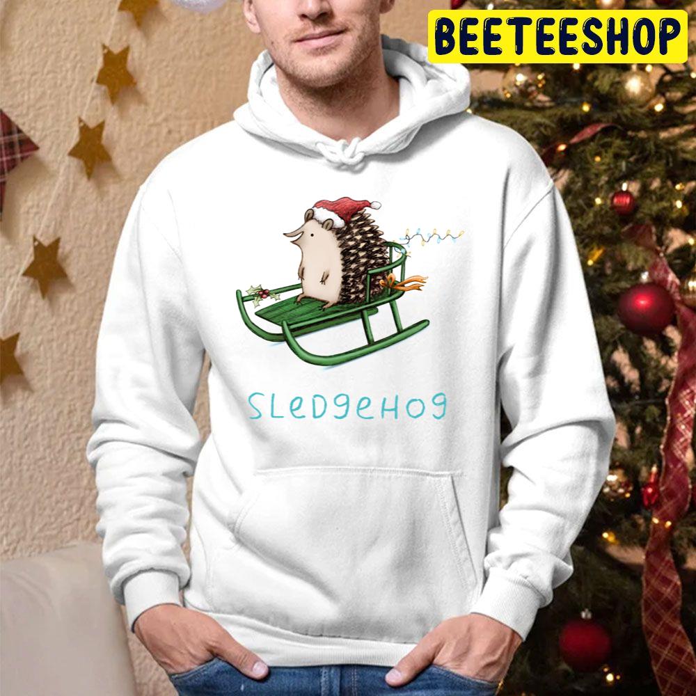 Sledgehog Christmas Trending Unisex Hoodie