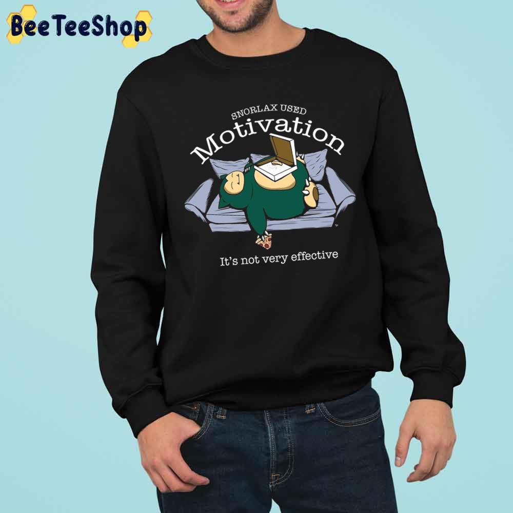 Snorlax Used Motivation It’s Nit Very Effective Trending Unisex Sweatshirt