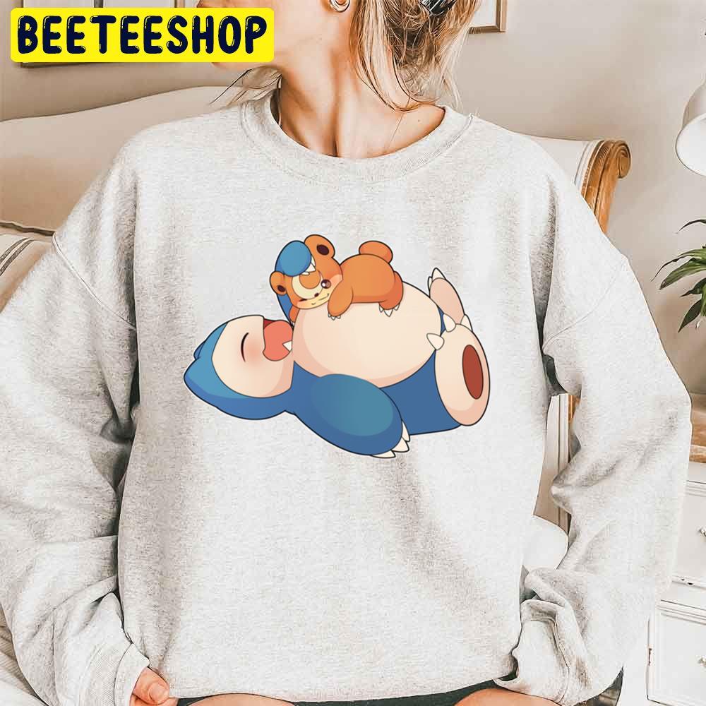 Snorláx And Teddiursá Trending Unisex Sweatshirt