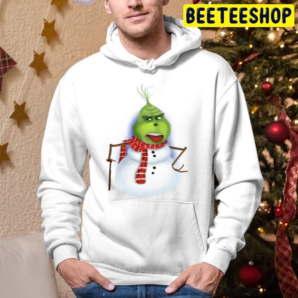 Snowman Grinch Christmas Trending Unisex Hoodie