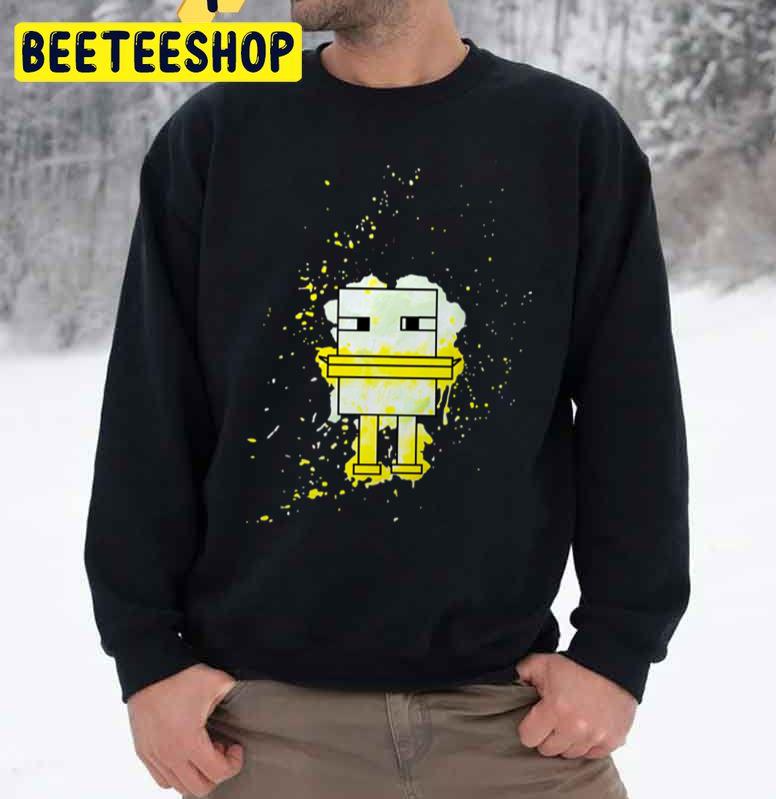 Splatter Duck Minecraft Inspired Trending Unisex Sweatshirt