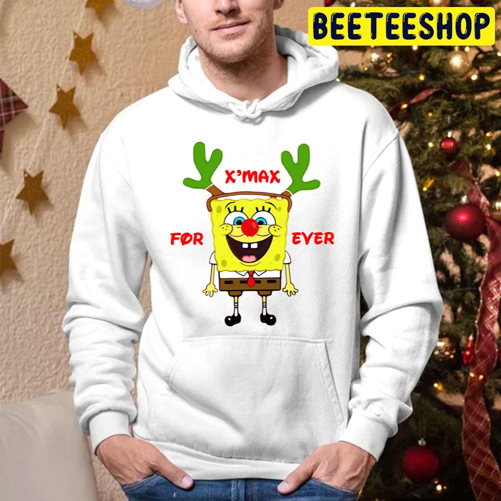 Spongebob In X.Mas For Ever Trending Unisex Hoodie