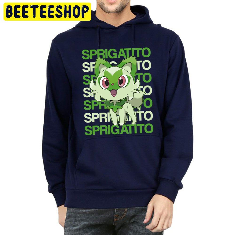 Sprigatito Cat Of Spring Cute Funny Trending Unisex Hoodie