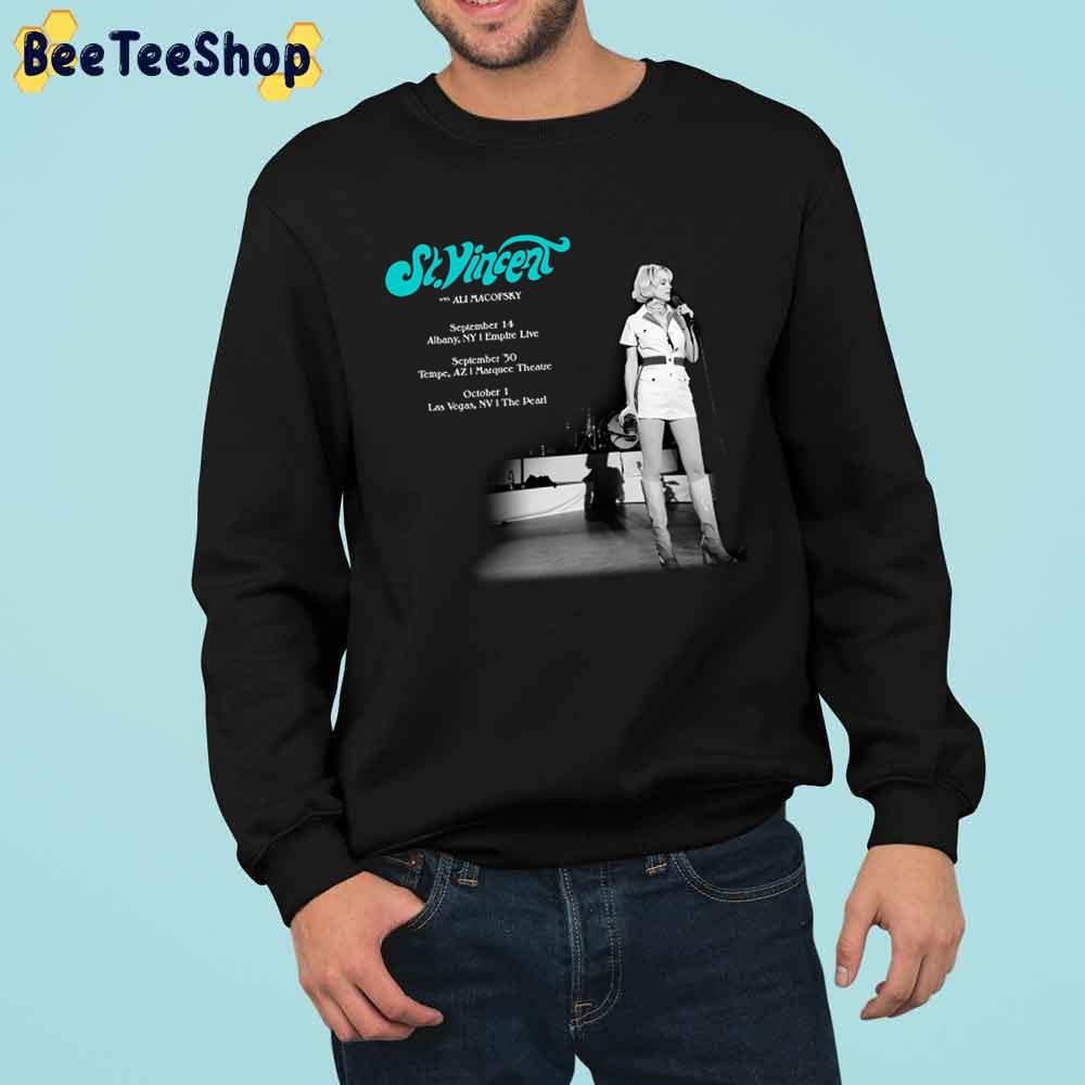 St Vincent With Ali Macofsky Tour 2022 Trending Unisex Sweatshirt