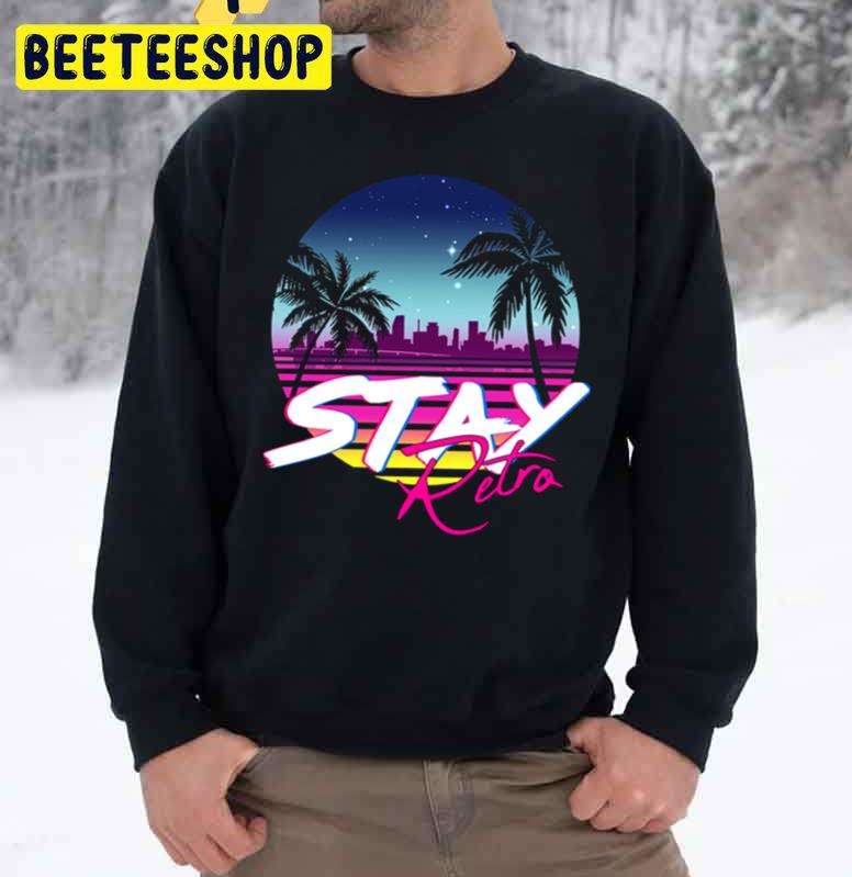 Stay Retro Synthwave Nights Carl Cox Trending Unisex Sweatshirt