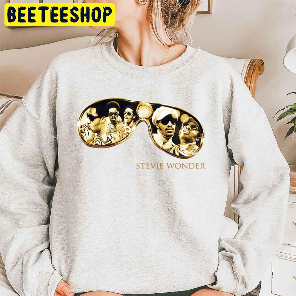 Stevie Wonder’s Glass Trending Unisex Sweatshirt