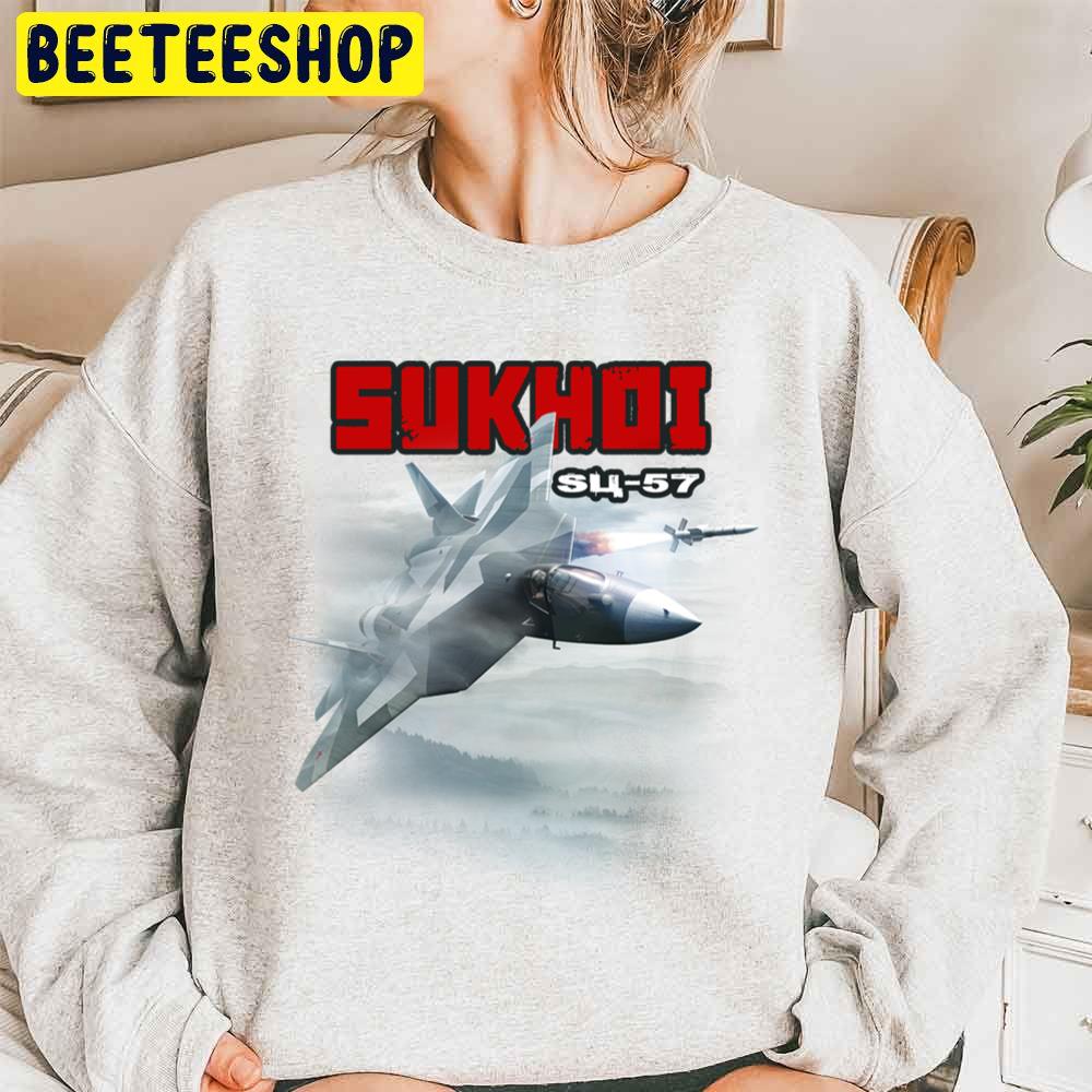 Sukhoi Su-57 Essential Trending Unisex Sweatshirt