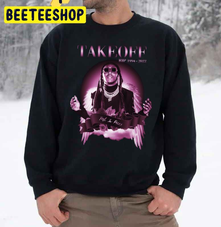 Takeoff With Purple Wings Rip 1994 2022 Trending Unisex Sweatshirt