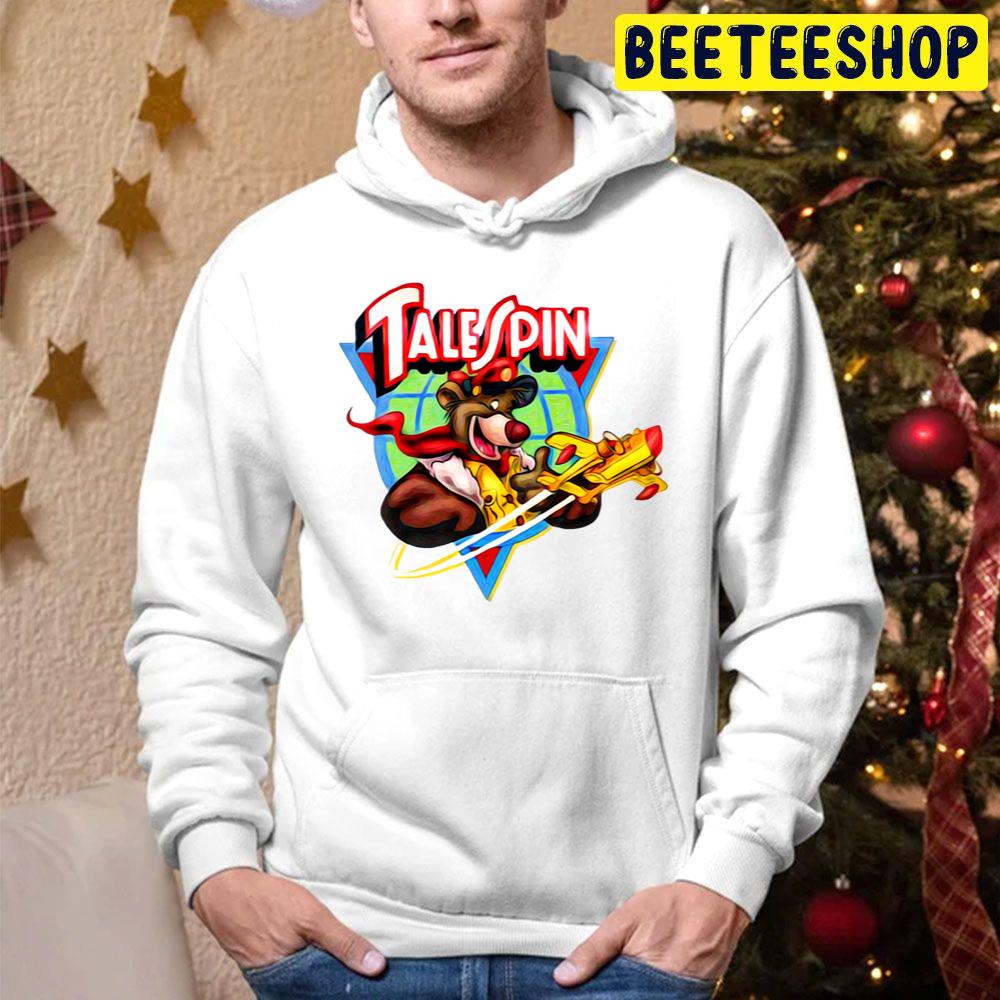 Talespin, Baloo Logo Plane Trending Unisex Hoodie