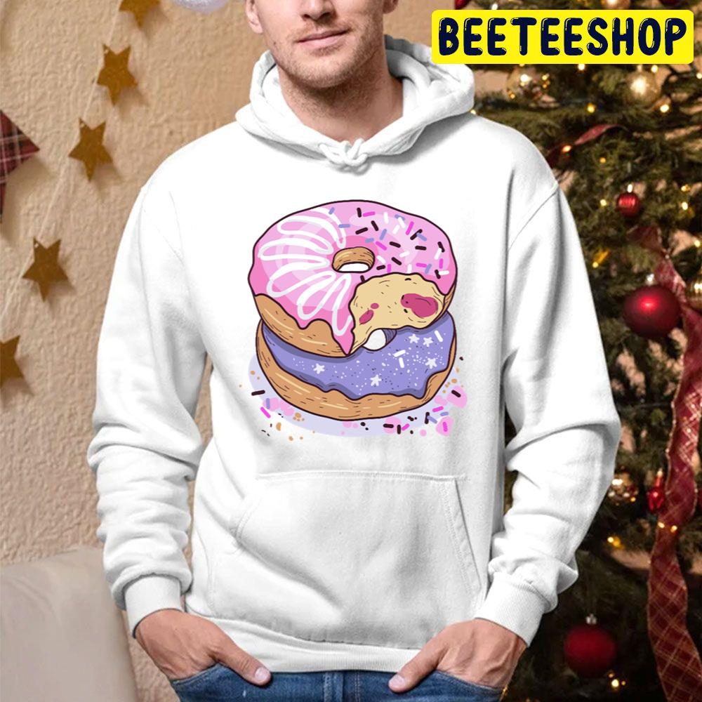 Tasty Glazed Donut Dessert Trending Unisex Hoodie