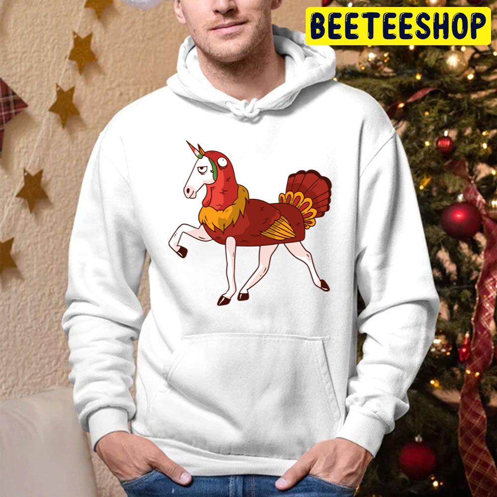 Thanksgiving Unicorn Cosplay Turkey Trending Unisex Hoodie