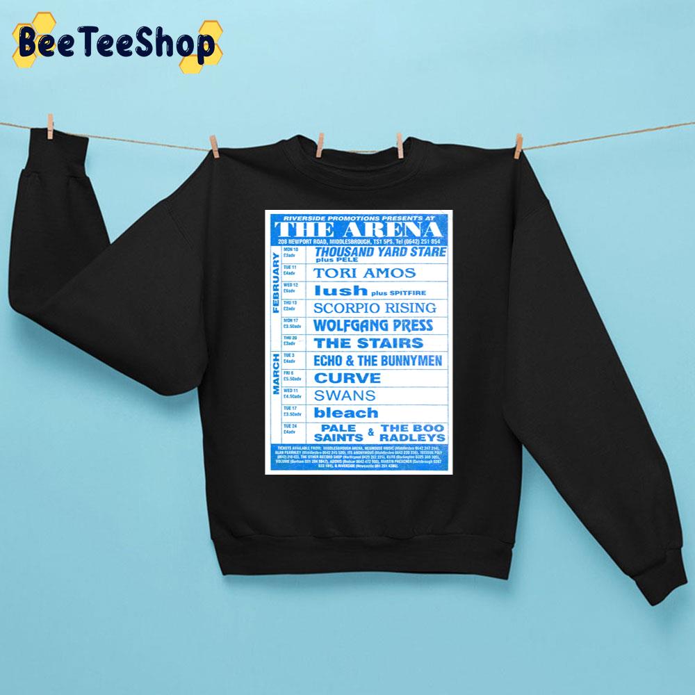 The Arena Middlesbrough Indies Flyer Trending Unisex Sweatshirt