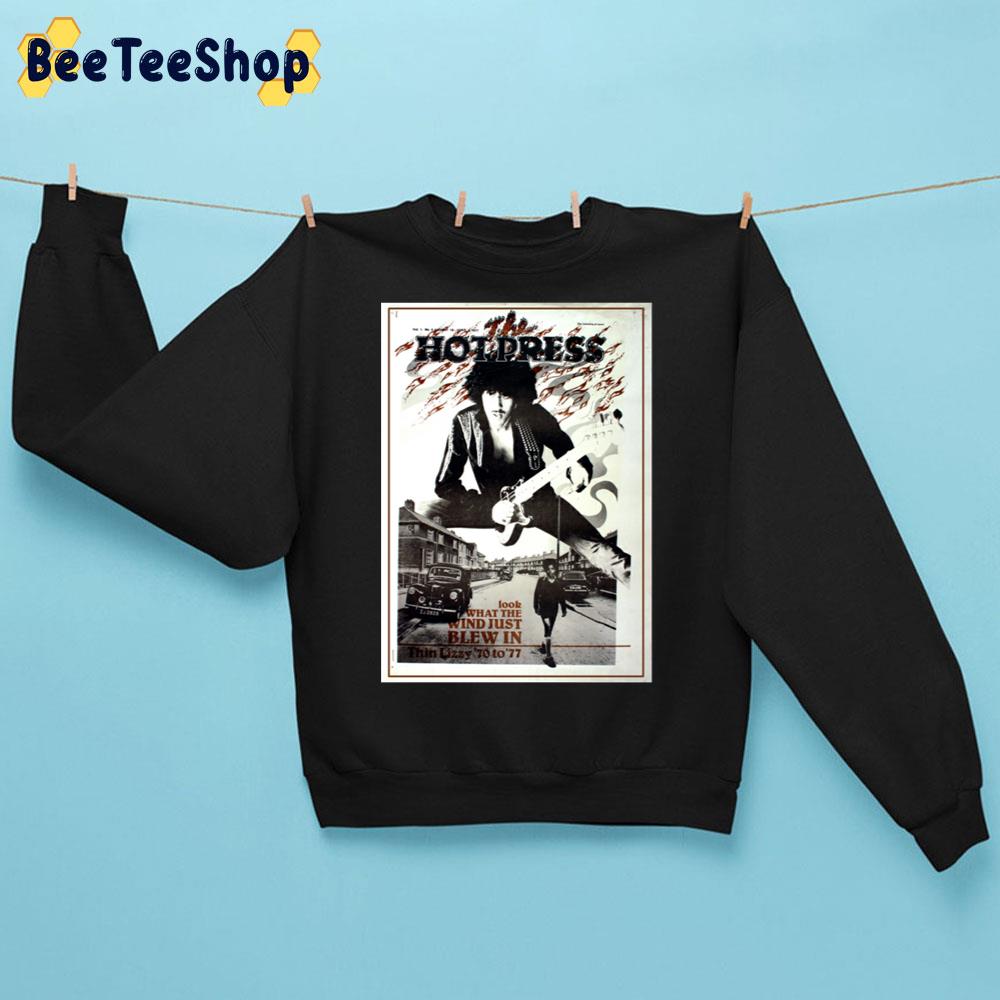 The Hotpress Thin Lizzy Rock Uk Tour Trending Unisex Sweatshirt