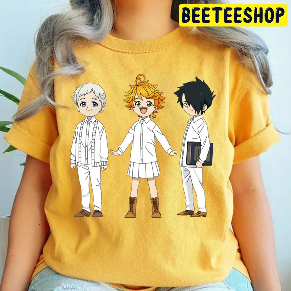 The Promised Neverland Norman X Ray X Emma Anime Trending Unisex T-Shirt –  Teepital – Everyday New Aesthetic Designs