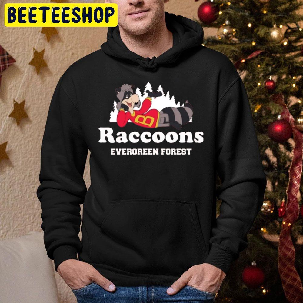 The Raccoons Evergreen Forest Trending Unisex Hoodie