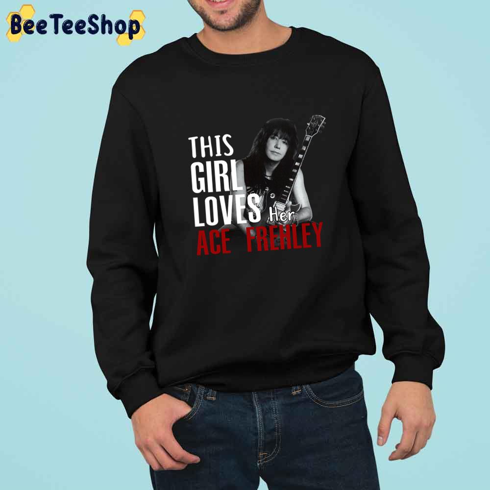 This Girl Loves Her Ace Frehley Trending Unisex Sweatshirt