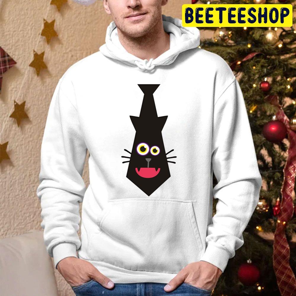 Tie Cats Funny Halloween Trending Unisex Hoodie