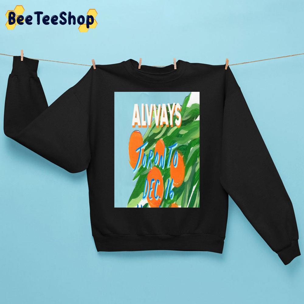 Toronto Dec 16 Alvvays Pop Indie Band Trending Unisex Sweatshirt