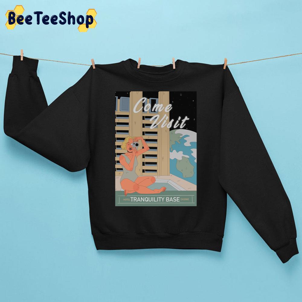 Tranquility Base Hotel And Come Visit Casino Vintage Trending Unisex Sweatshirt