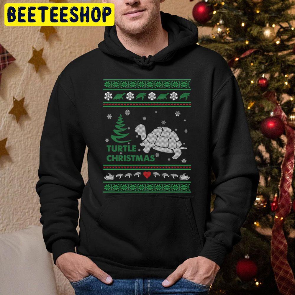 Turtle Knit Christmas Trending Unisex Hoodie