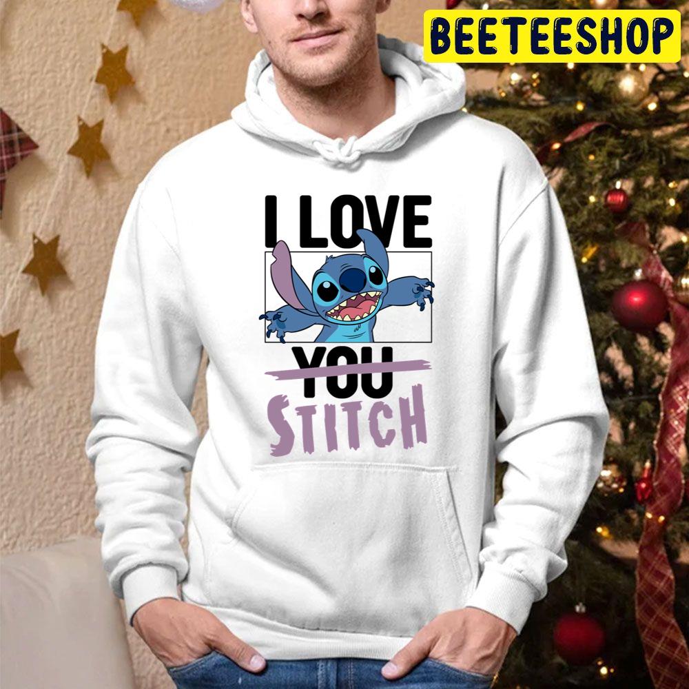 Valentines I Love Stitch Not You Trending Unisex Hoodie