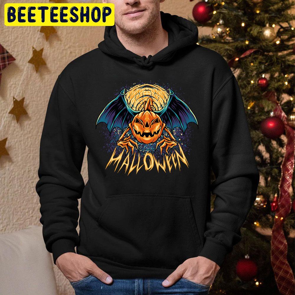 Vampire Bat Pumpkins Halloween Trending Unisex Hoodie