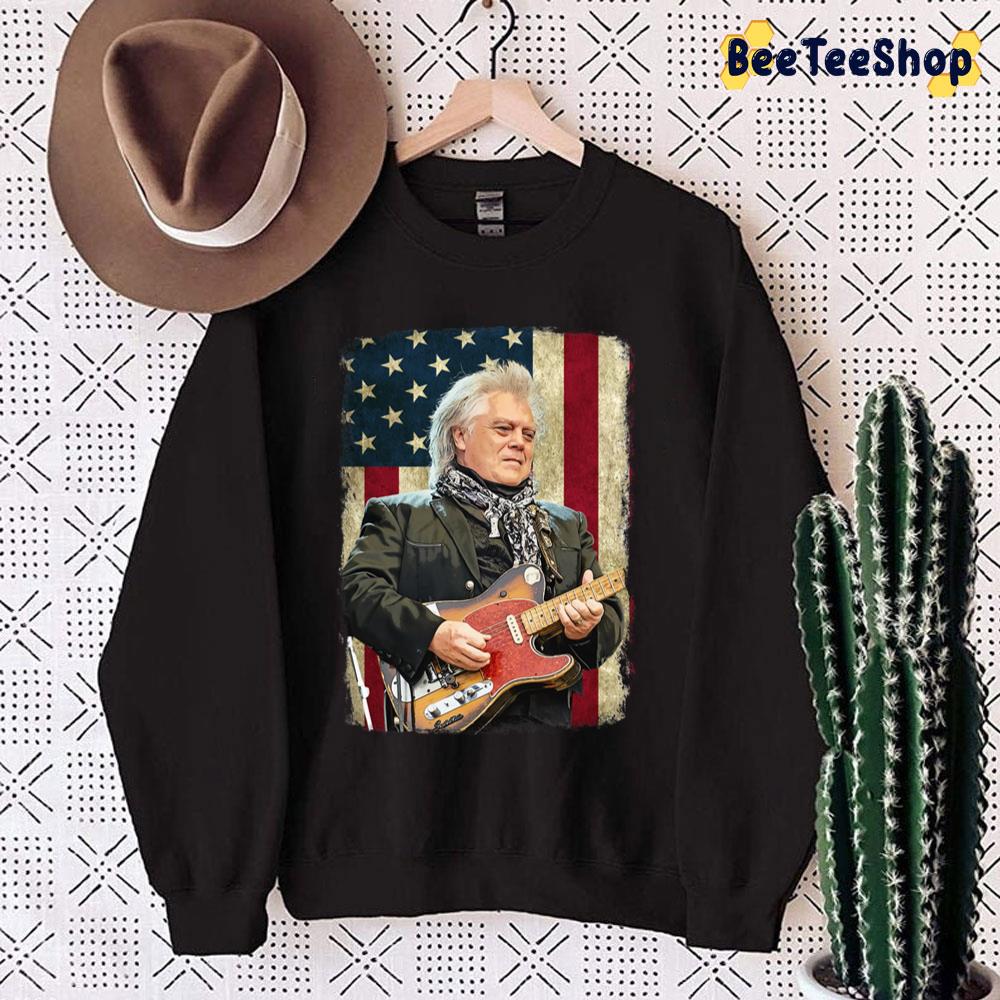 Vintage American Flag Marty Stuart Legend Trending Unisex Sweatshirt