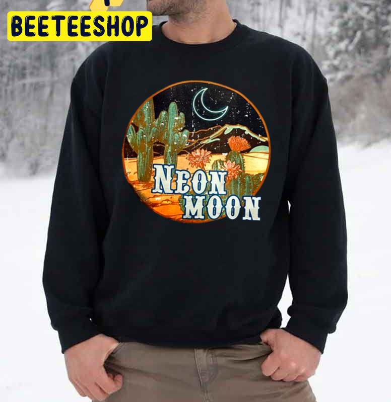 Vintage Brooks Neon Moon Trending Unisex Sweatshirt