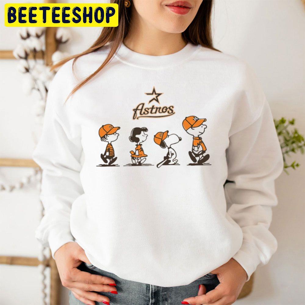 Vintage Snoopy X Houston Astros Mlb World Series Championship Trending Unisex Sweathsirt