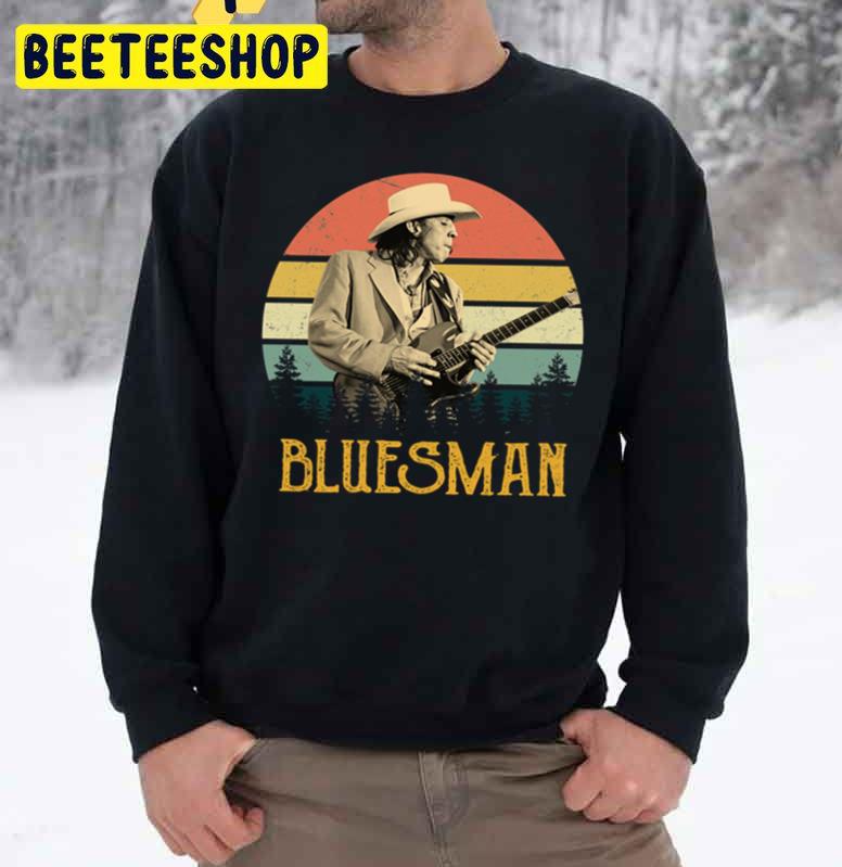 Vintage Stevie Ray Vaughan Bluesman Trending Unisex Sweatshirt