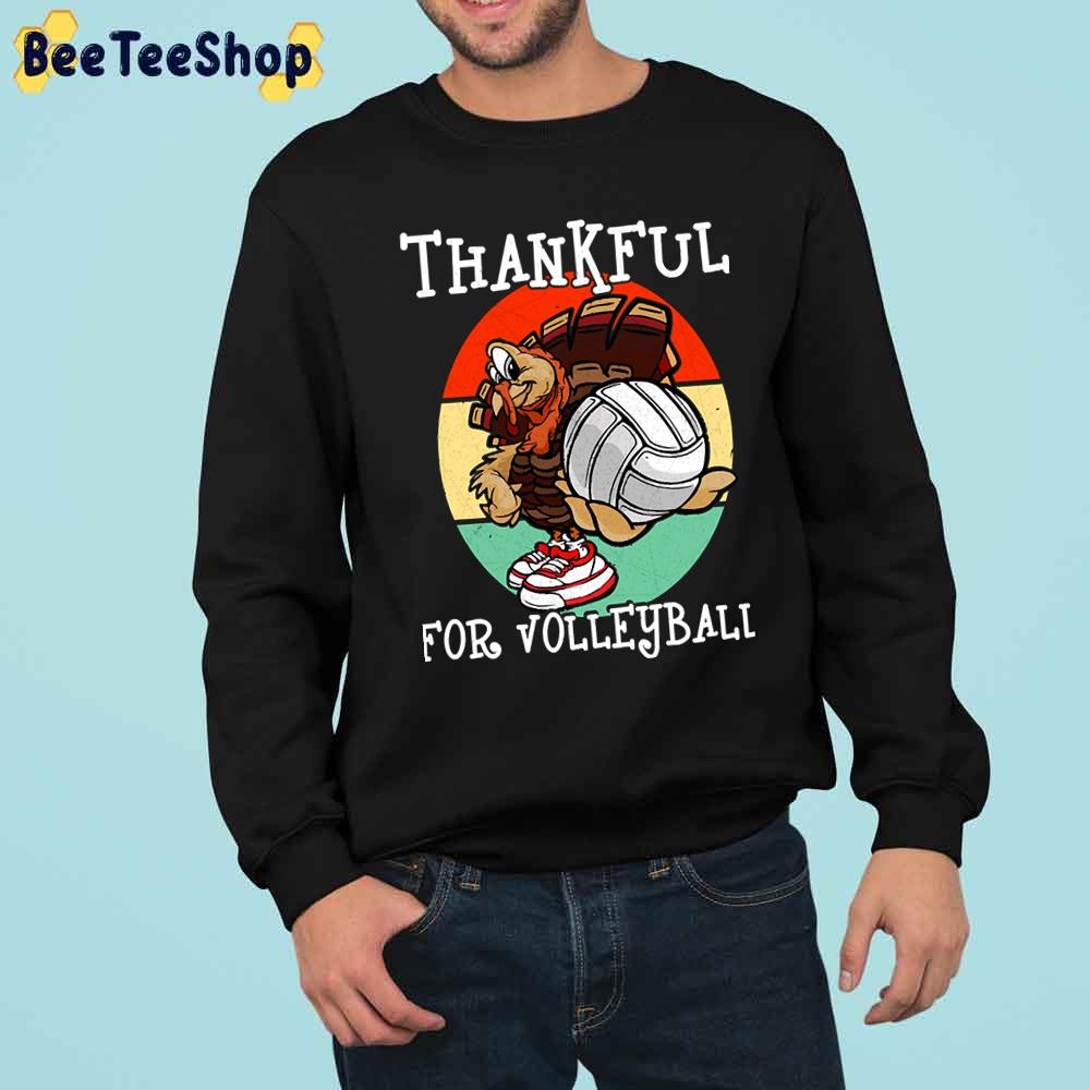 Volleyball Thanksgiving Turkey Dab Boys S Trending Unisex Sweatshirt