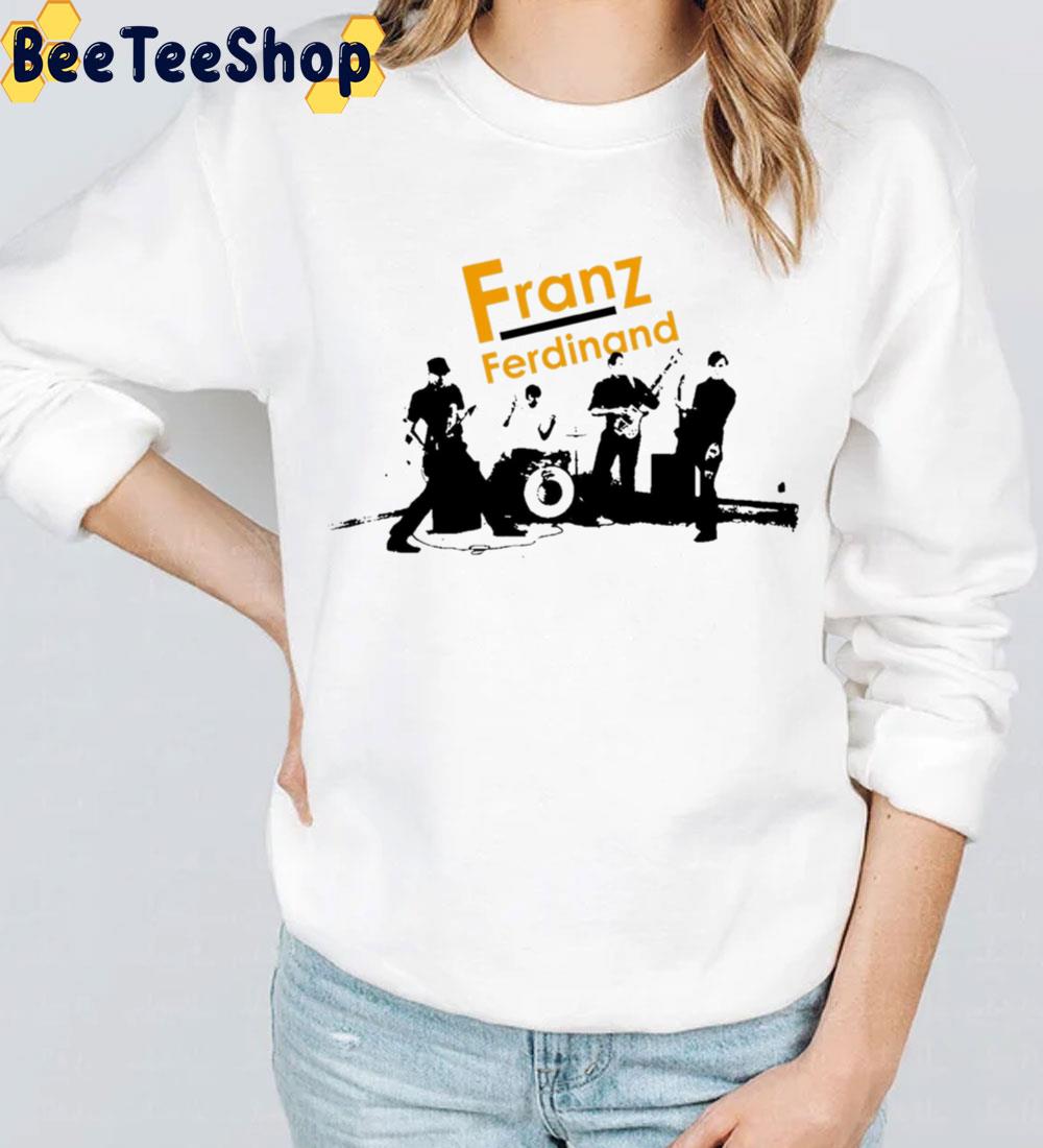 White And Black Art Take Me Out Franz Ferdinand Rock Band Trending Unisex Sweatshirt