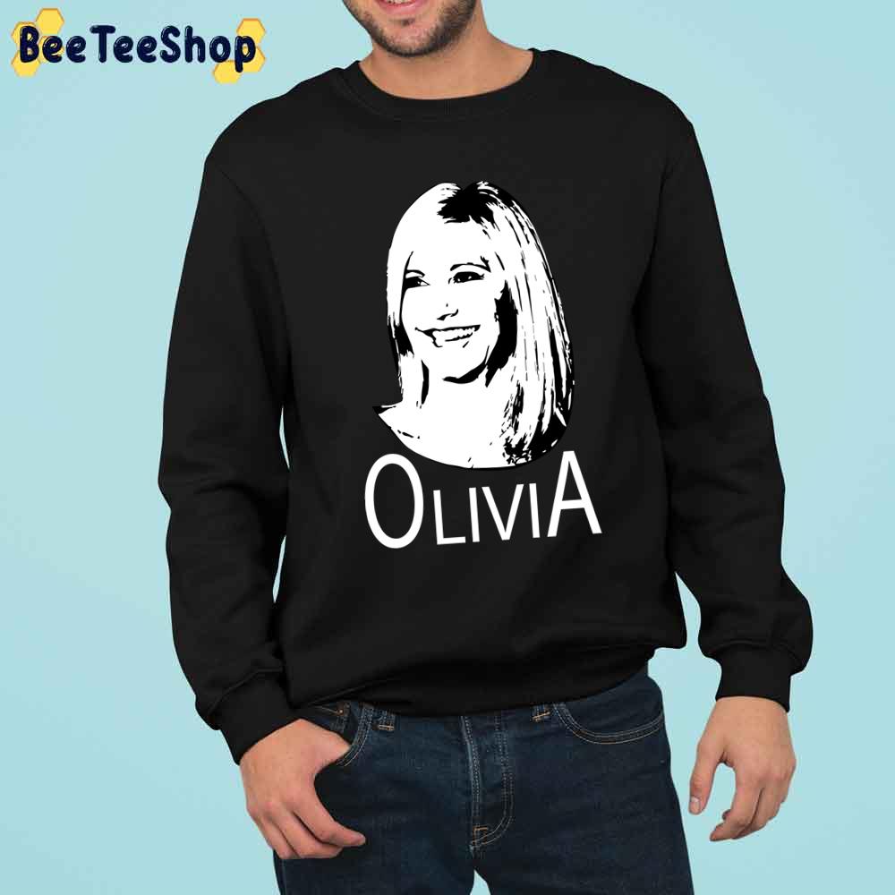 White Art Olivia Newton John Trending Unisex Sweatshirt