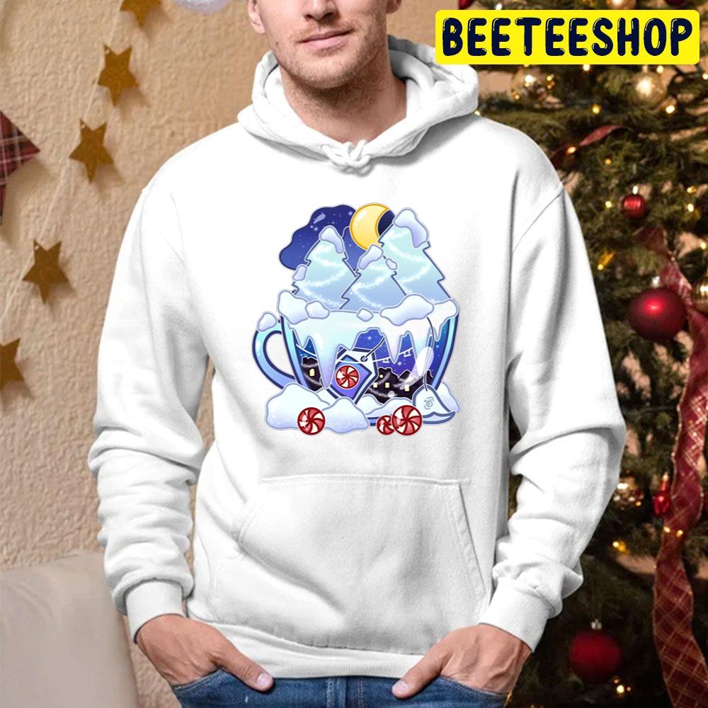 Winter Wonderland Peppermint Tea Trending Unisex Hoodie