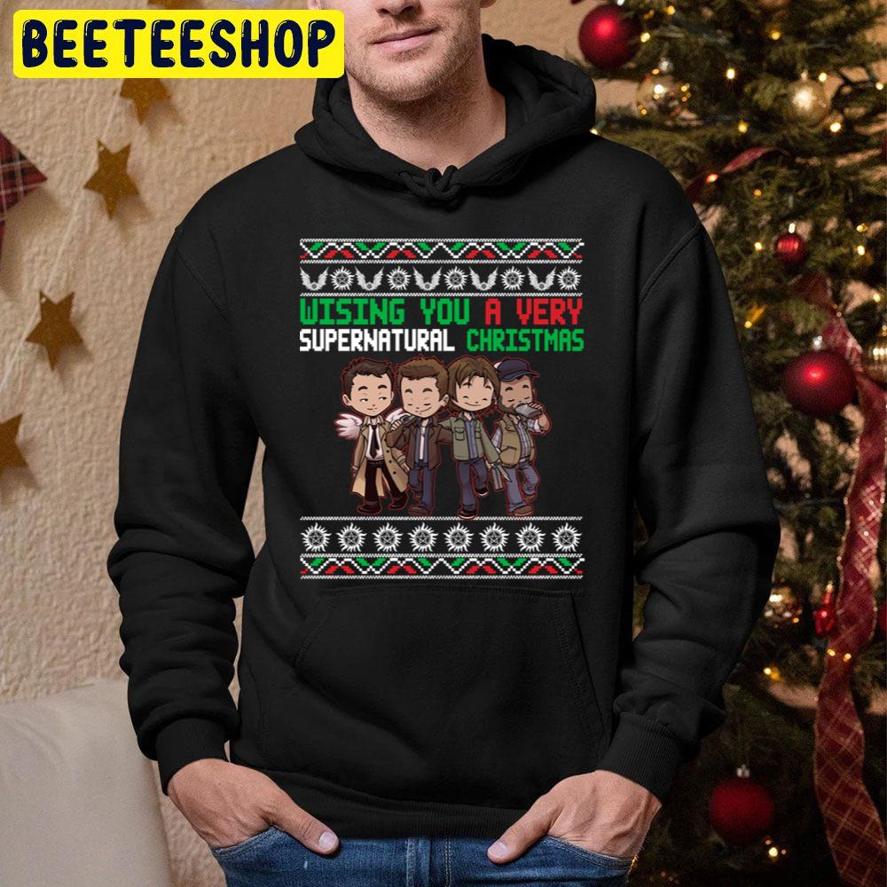 Wising You A Very Supernatural Christmas Trending Unisex Hoodie