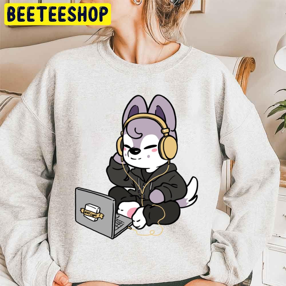 Wolf Chan Listen To Music Stray Kids Skzoo Trending Unisex Sweatshirt