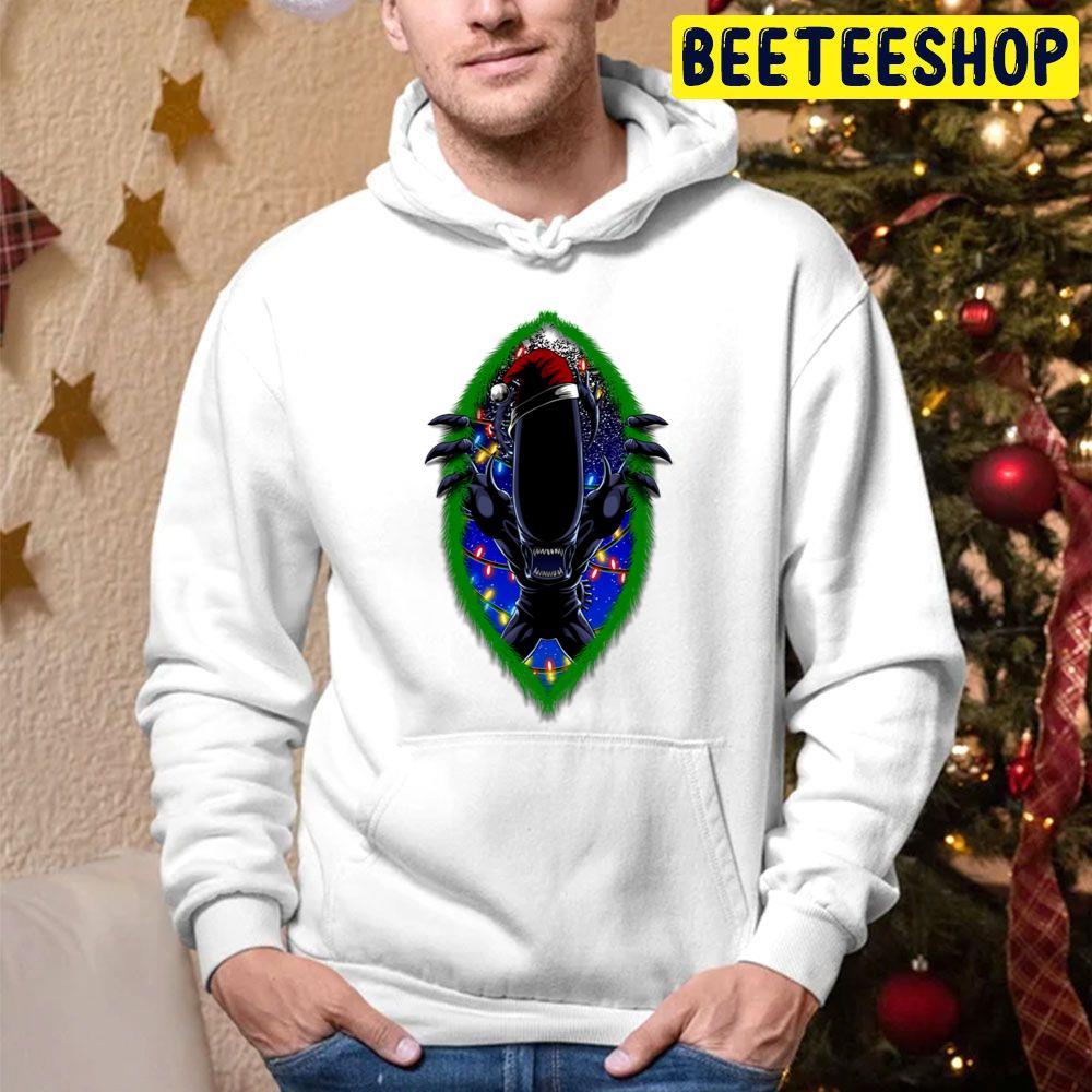 Xenomorph Christmas Trending Unisex Hoodie