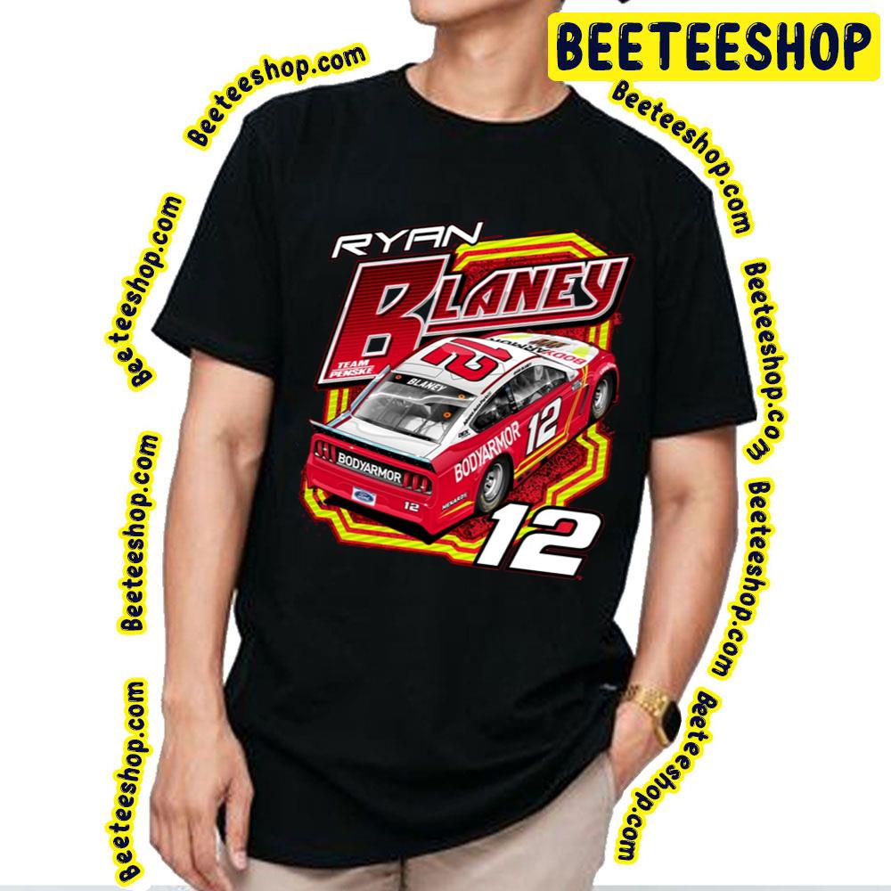 12 Racing Car Of Ryan Blaney Racing Graphic For Fans Trending Unisex T-Shirt