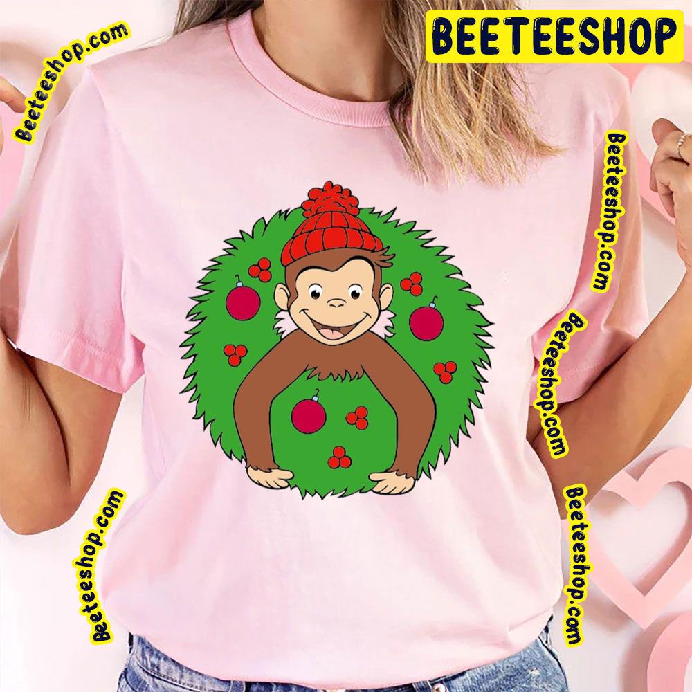 2009 Curious George A Very Monkey Christmas Unisex Shirt