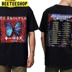 2023 Ed Sheeran Mathematics America Tour Double Side Trending Unisex Shirt