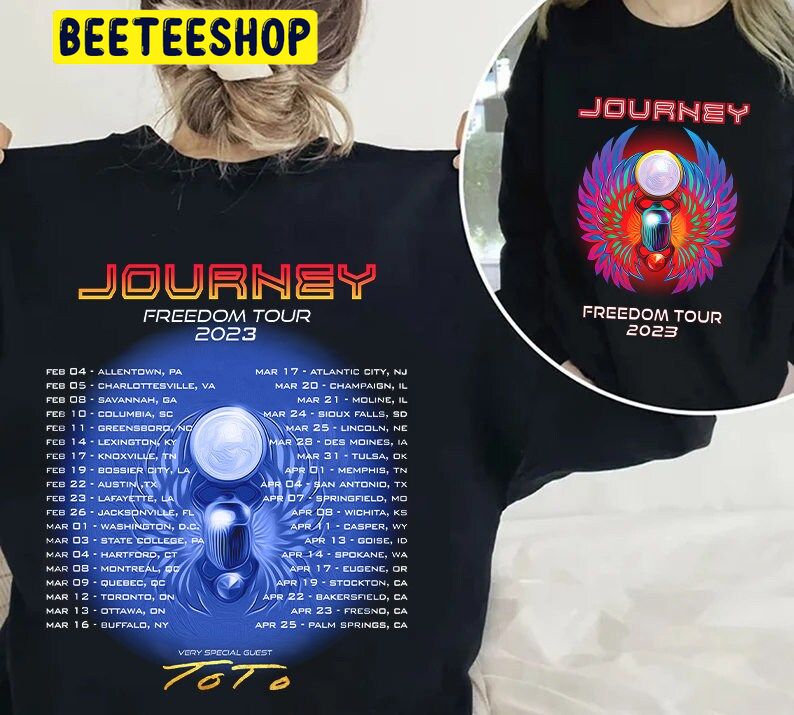 2023 Freedom Tour Journey Tour Double Side Trending Unisex Shirt