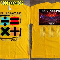 2023 Tour Ed Sheeran Mathematics Tour Australia – Us Double Side Trending Unisex Shirt