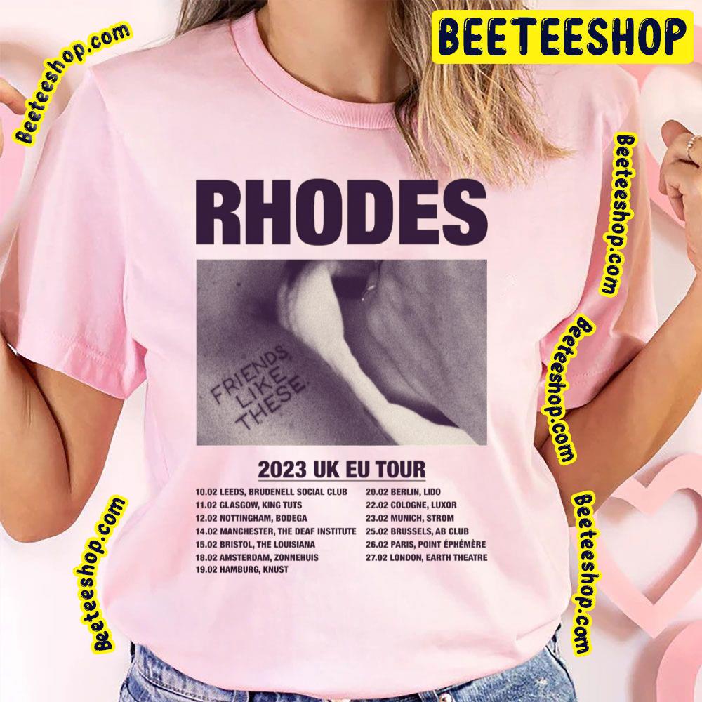 2023 Uk Eu Tour Rhodes Trending Unisex T-Shirt