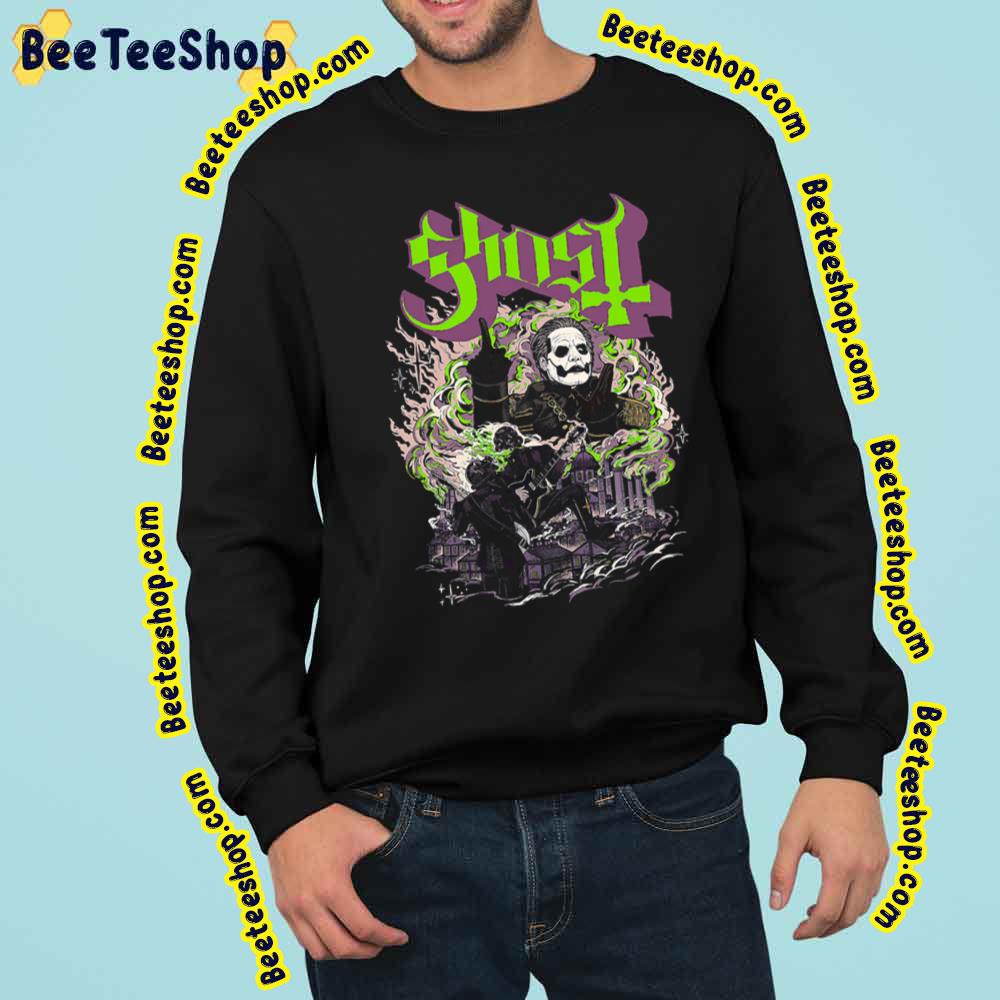 80’s Vintage The Ghost Rock Band Music Art Trending Unisex Sweatshirt