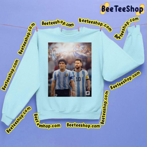 Lionel Messi Maradona Champions World Cup 1986 2022 Trending Unisex Shirt