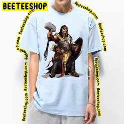 Warhammer Militant Dwarf With A Hammer And Shield Trending Unisex T-Shirt