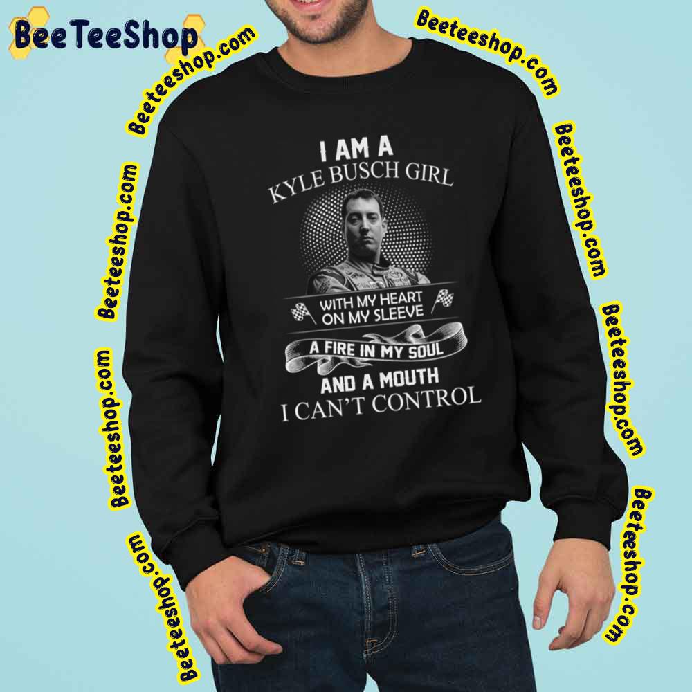 A Fire In My Soul Kyle Busch Racing Vintage Trending Unisex Sweatshirt