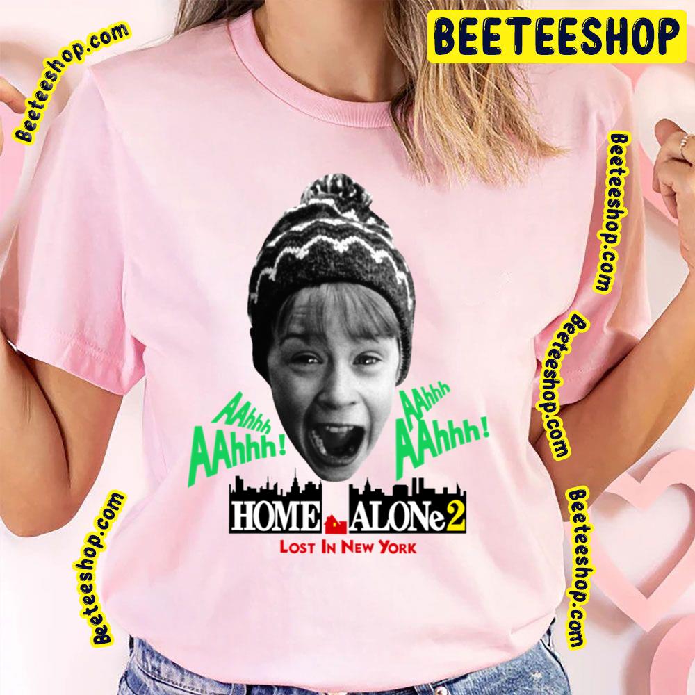 Aahhhh Home Alone Lost In New York Retro Art Trending Unisex T-Shirt