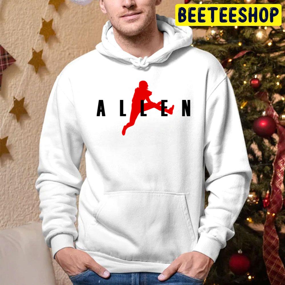 Air Allen Red And Black Art Vintage Retro Football Trending Unisex Hoodie